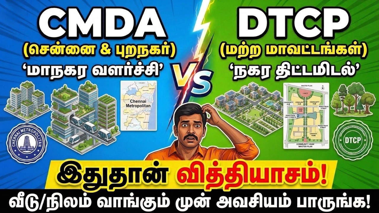 What are CMDA and DTCP Approvals? Full Explanation | Difference between CMDA and DTCP