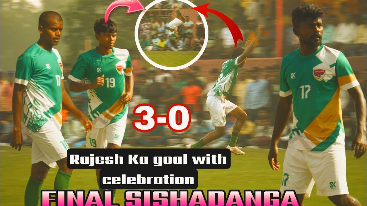 FAINAL// Kingfisher vs santhal pargana football match at sishadanga gazole malda 2025