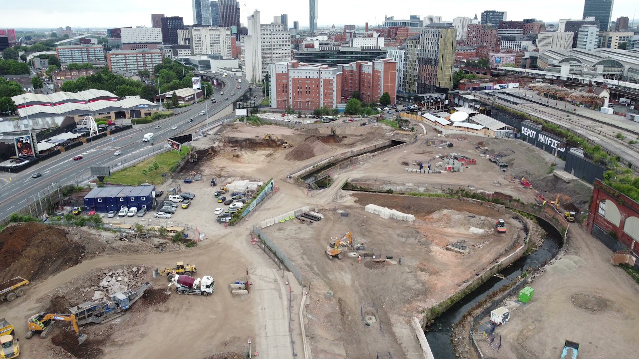 Mayfield Manchester Flyover - 18/06/2021