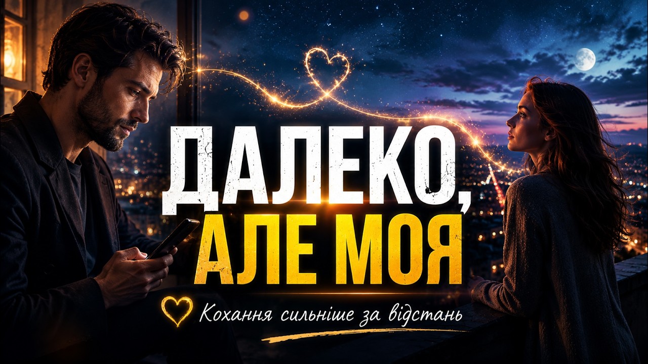 🌙Далеко, але моя — зворушлива українська пісня про кохання на відстані | Emotional Pop Ballad