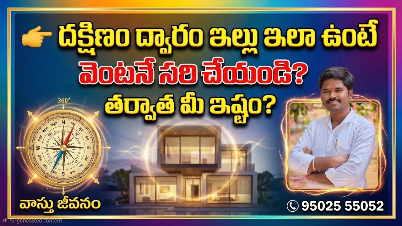దక్షిణముఖ ద్వారం ఇళ్ళు ఈ విధంగా అస్సలు నిర్మించవద్దు తీవ్రమైనటువంటి వాస్తు దోషాలు తప్పవు 