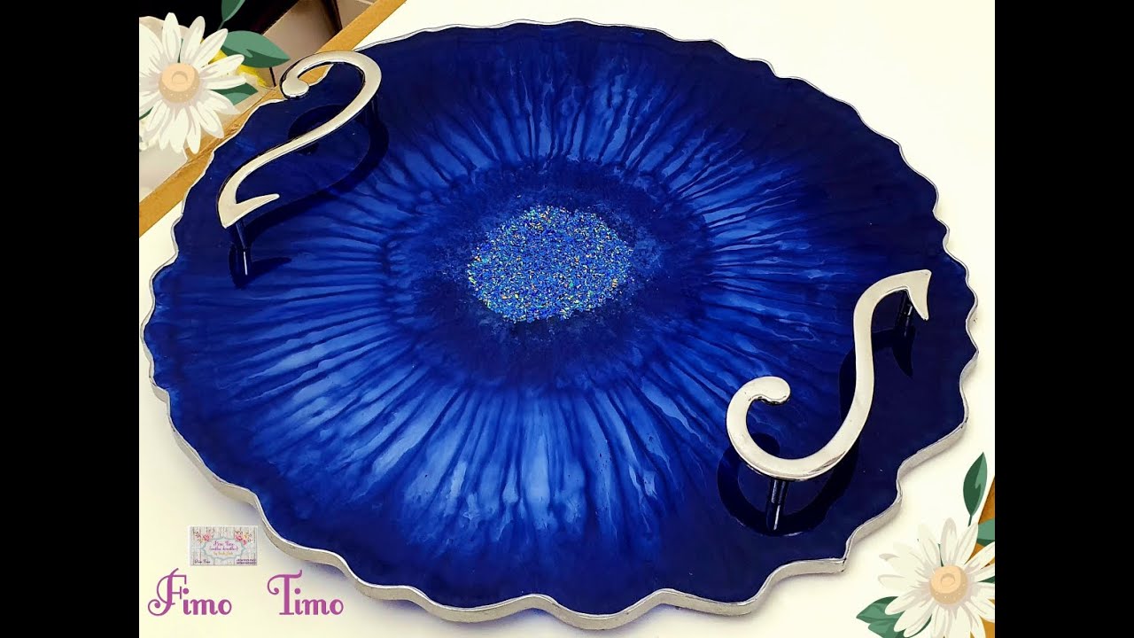 طريقه عمل صينيه من الريزن resin tray