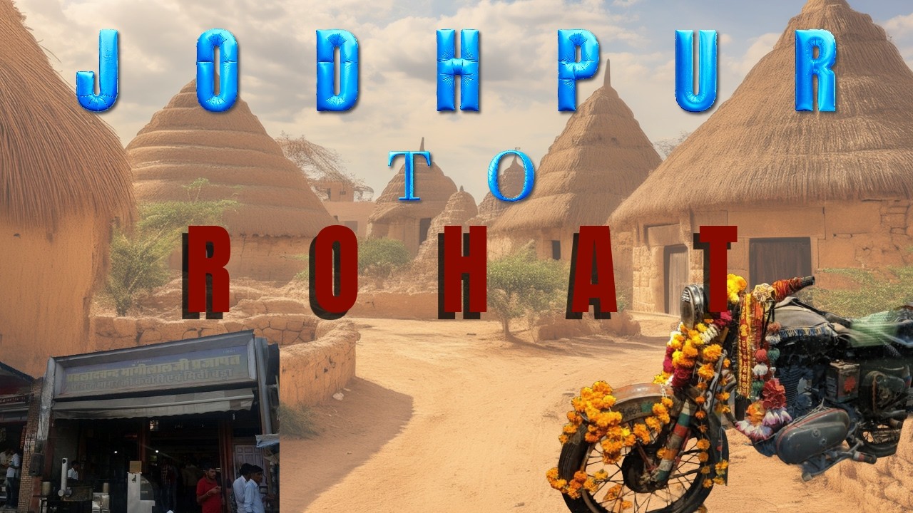 JODHPUR TO ROHAT || OM BANNA || ROHAT FAMOUR KACHORI || FOODOLOGY RJ 19 || BIKE RIDE || #travel 