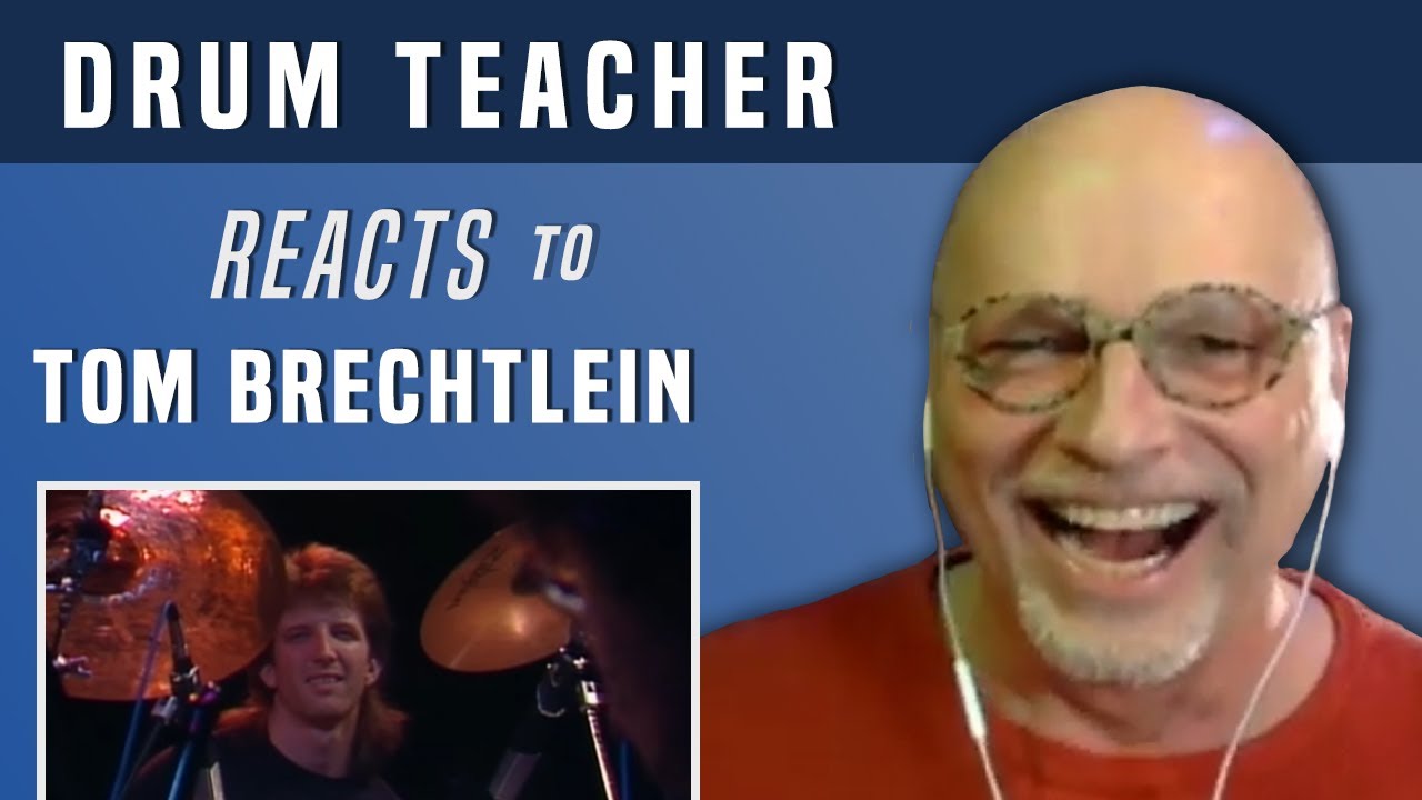 Drum Teacher Reacts to Tom Brechtlein - Drum Solo
