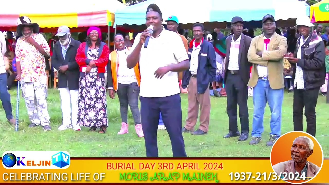 KALENJIN SECULAR GUITAR ARTISTS ATTENDING BURIAL OF MORIS MAINEK