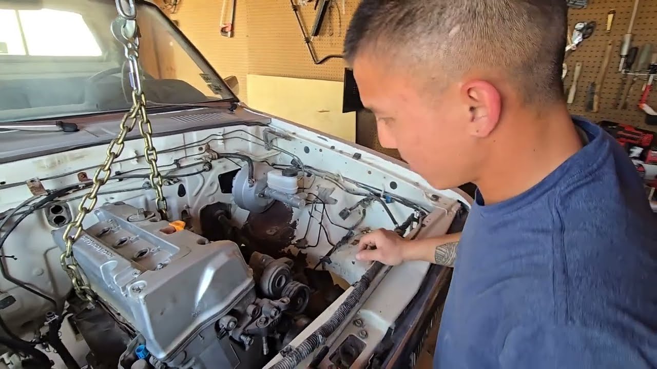 Nissan 720 K24a2 build // pt3