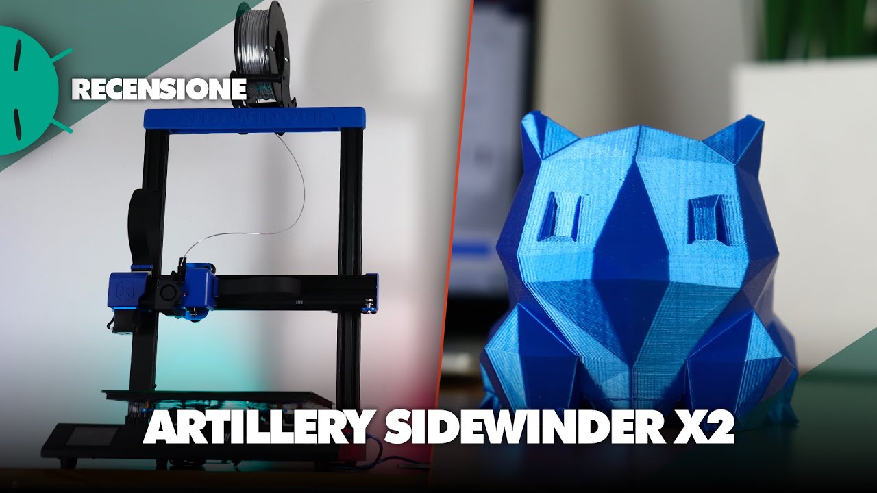 Recensione Artillery Sidewinder X2: la stampante 3D che coniuga performance e facilità d'uso