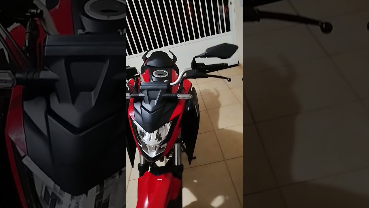 CB 300F TWISTER 2024 COM RETROVISOR DA Z400 #shorts