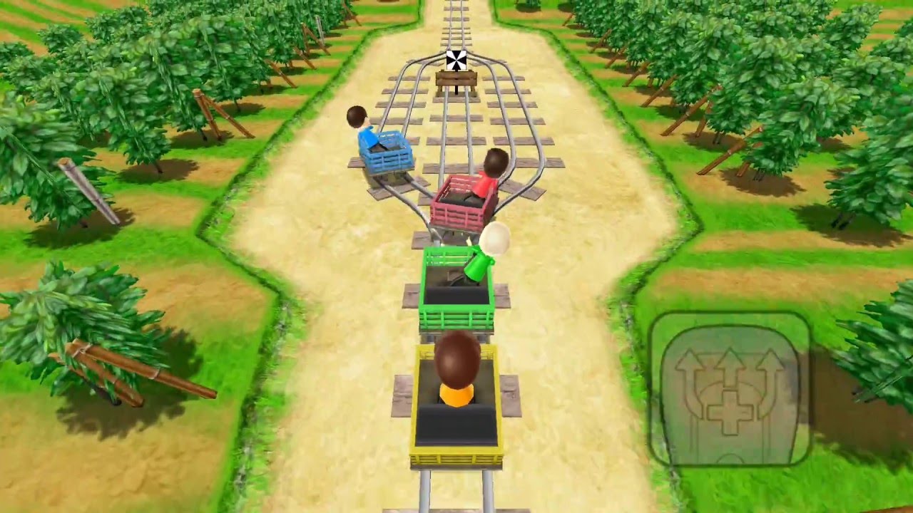 Wii Party minigame: Risky Railroad 60fps