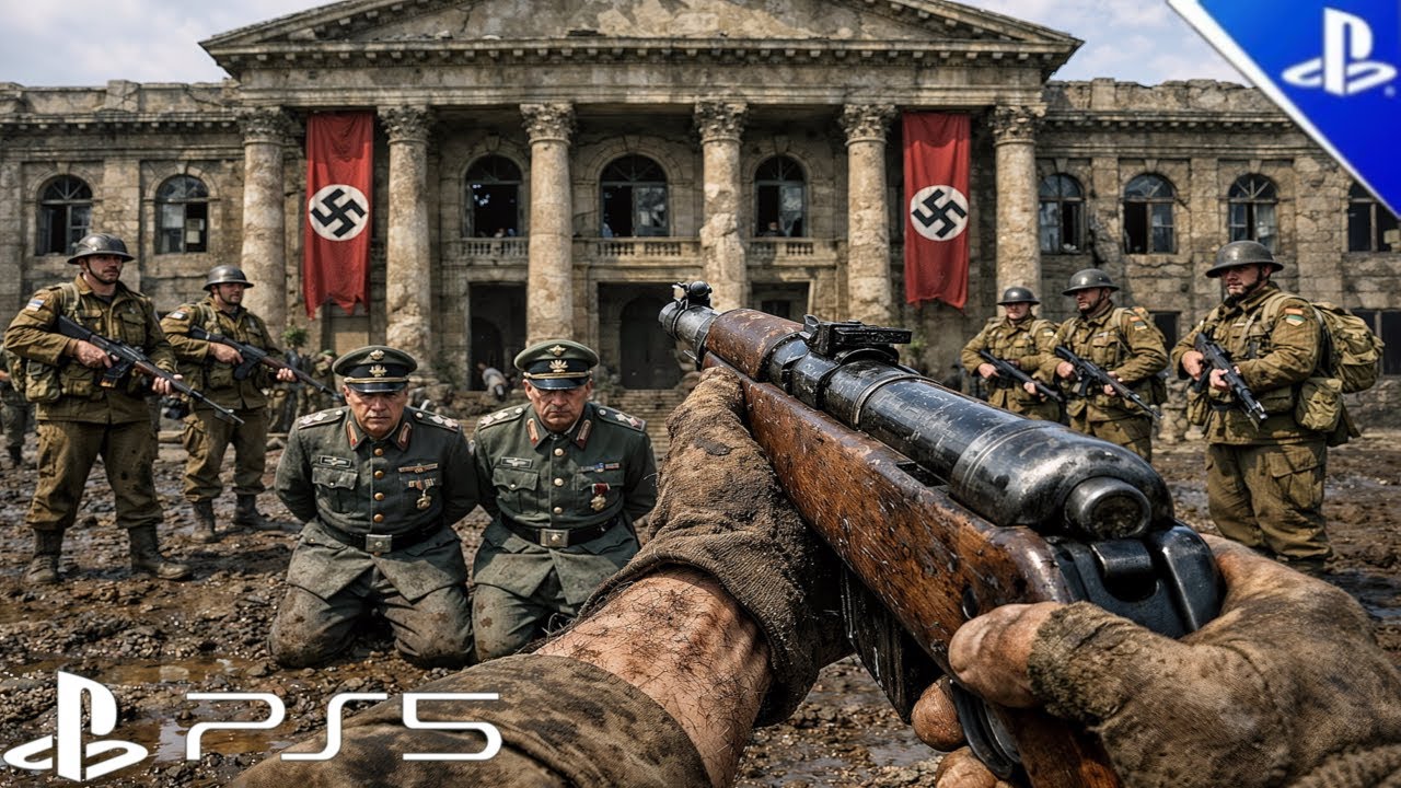German Generals Captured After Brutal Battle &mdash; World War II / Immersive Graphics [PS5 4K]