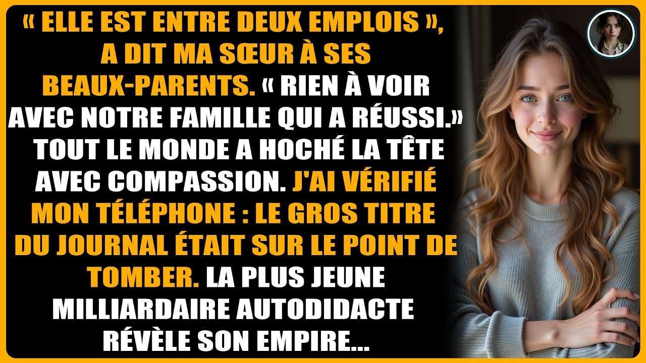 On me traite d'échec en public. Ils ignorent que je suis milliardaire.