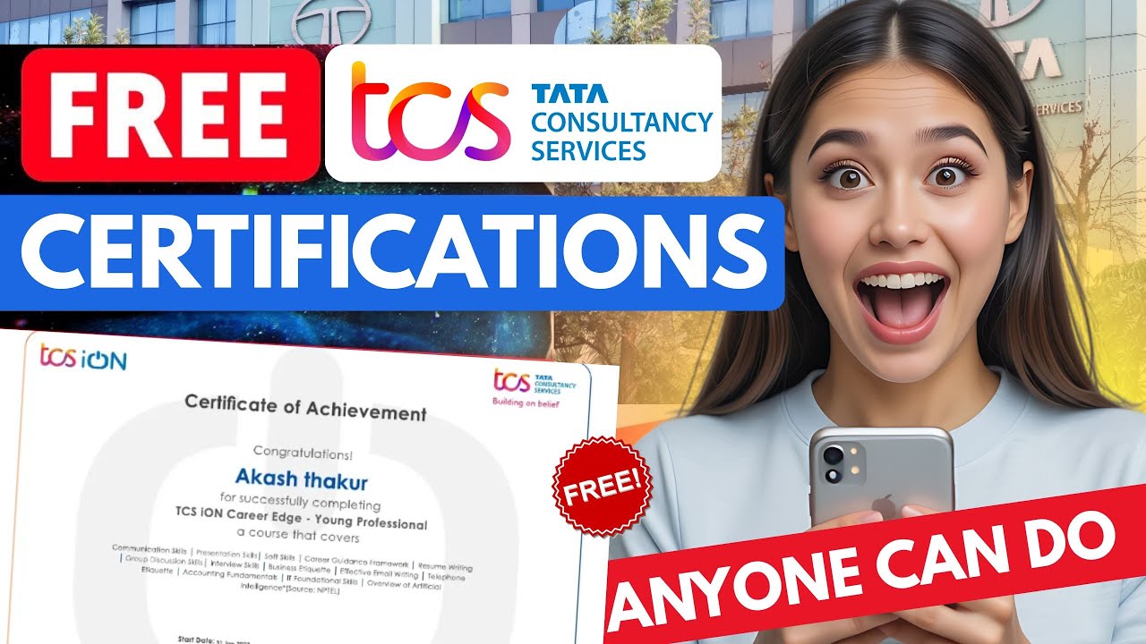 TCS Certification Courses for FREE | Open For All 🔥