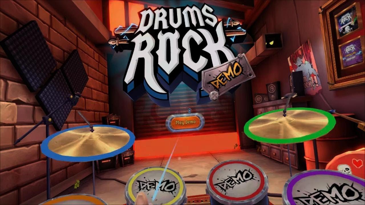 I found a VR game. That you can play drums.