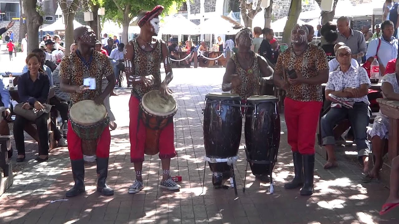 African music and dancing at the V&A Waterfront, Cape Town, South Africa