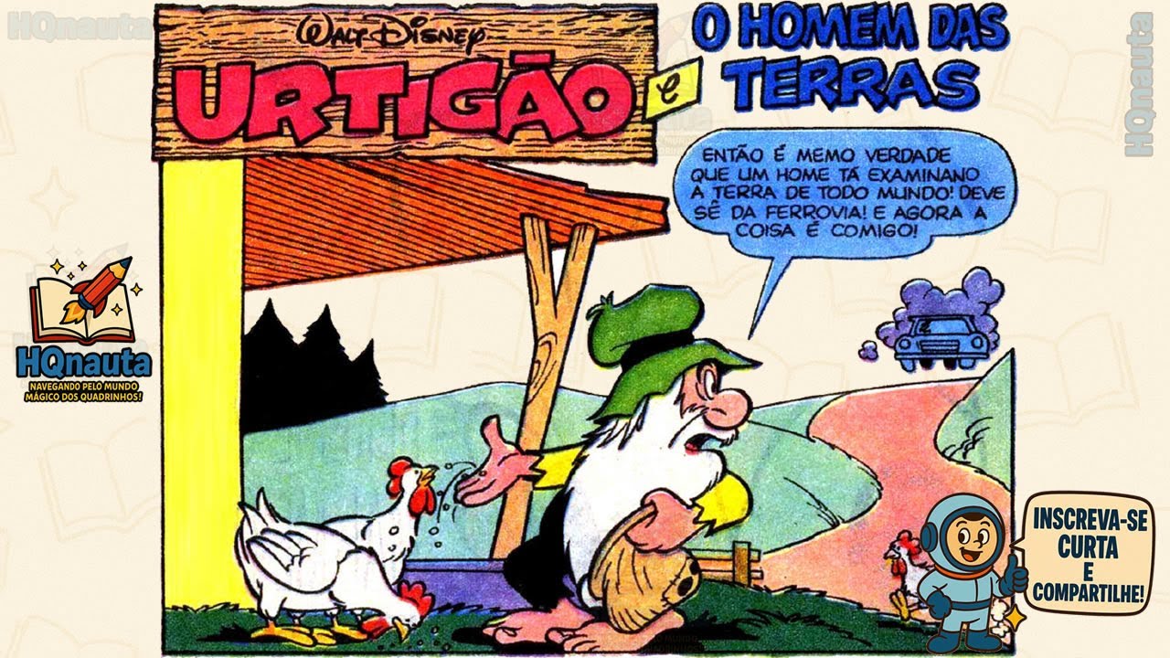 Urtigão em O Homem das Terras | HQ Narrada Disney | Clássico Imperdível para Fãs de Quadrinhos