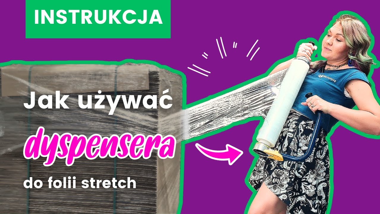 Jak używać dyspensera do folii stretch i szybciej owijać palety?