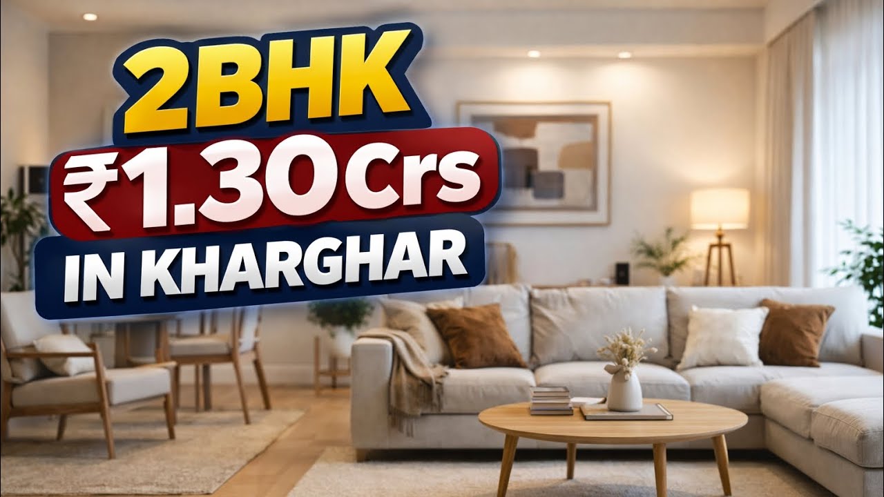 2BHK for Sale in Kharghar | Price  ₹1.30 Cr | Flats for sale in Kharghar | Resale Flat | Call Now!