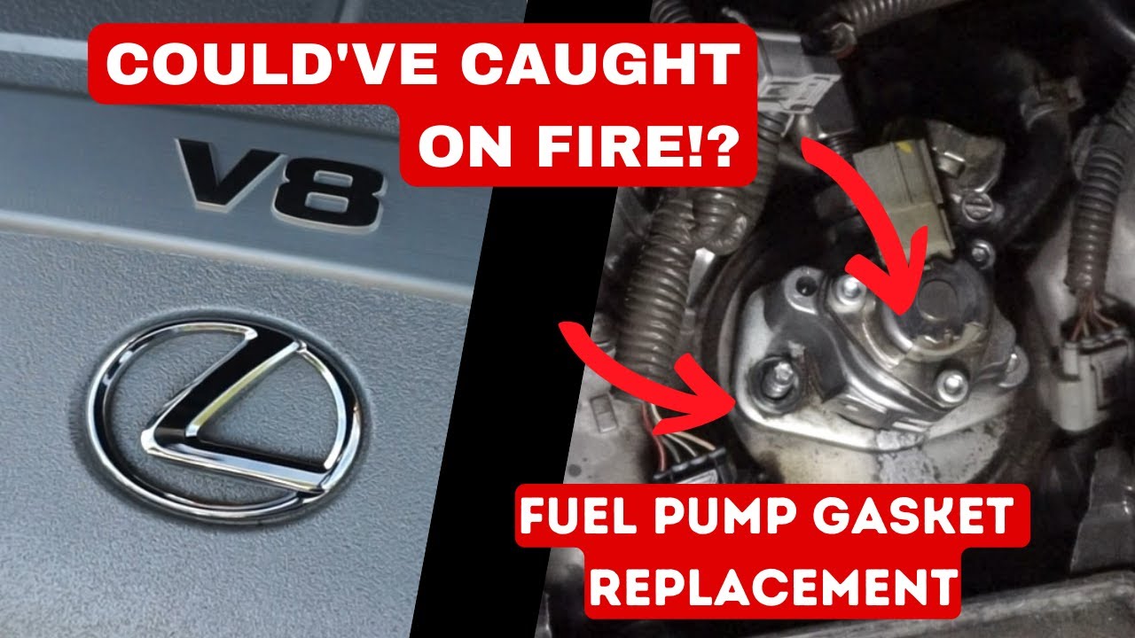 Lexus GS460 Fuel Pump Gasket Replacement *MUST