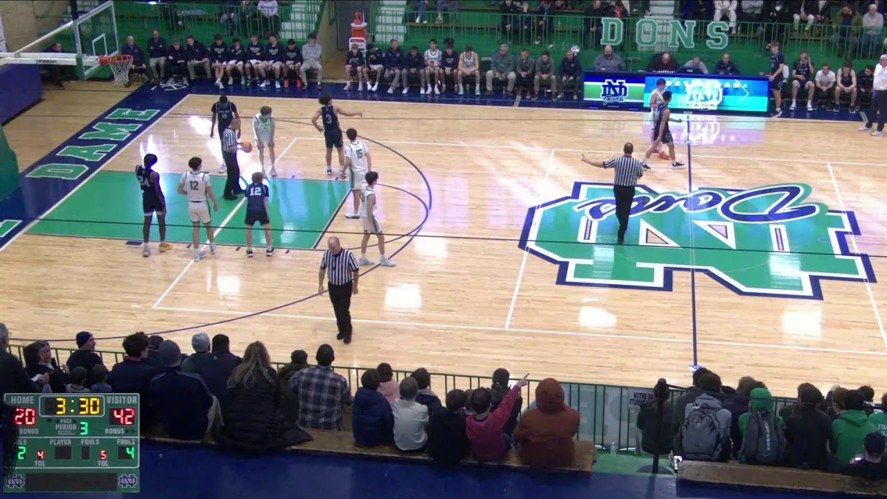 Notre Dame College Prep vs DePaul College Prep Mens JV Basketball