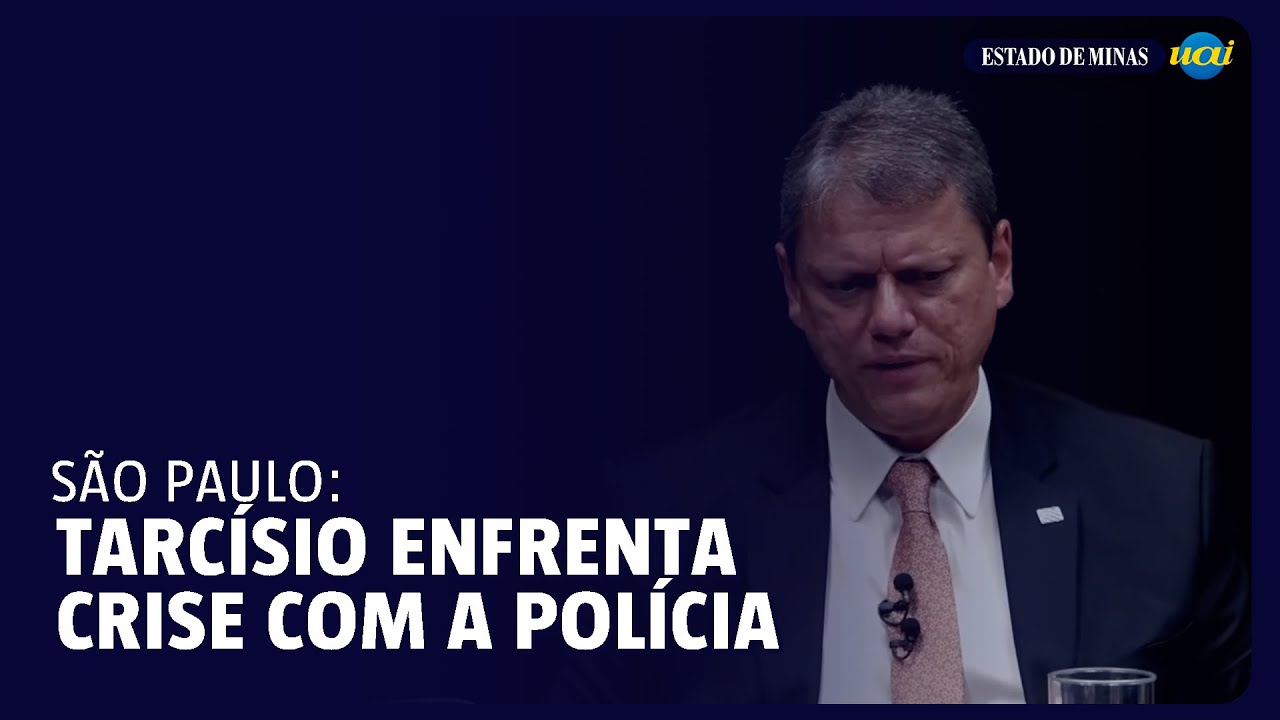 Tarcísio passa por crise com a Polícia em São Paulo