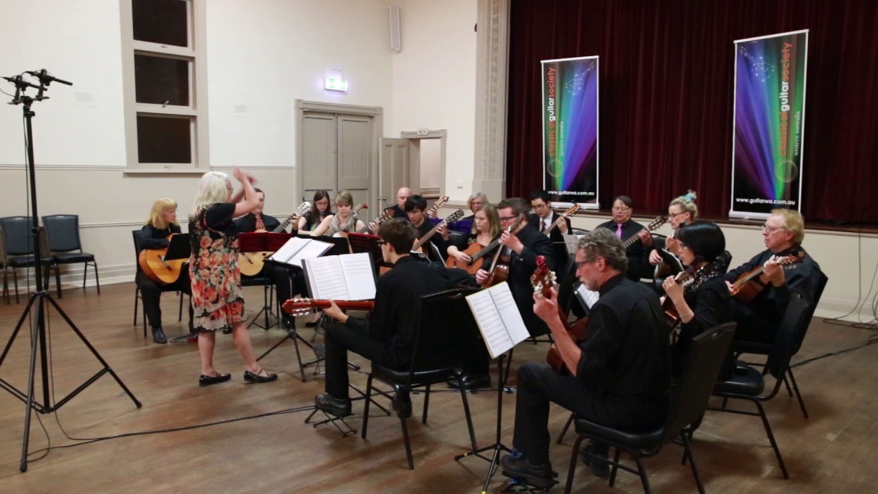 WA Classical Guitar Society Orchestra plays 'Pastorale' by Arcangelo Corelli