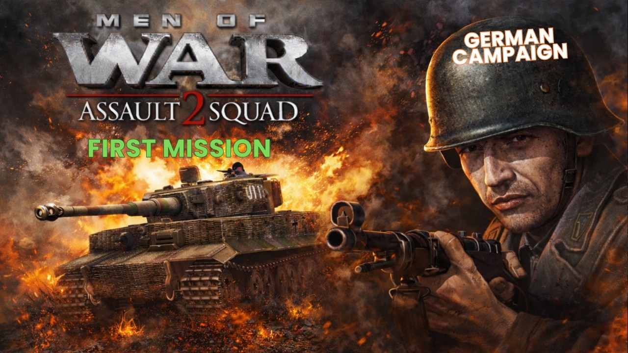 Men of War Assault Squad 2 | German Skirmish Campaign Mission 1