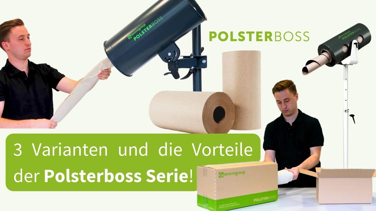 Clever Verpacken 💡 mit POLSTERBOSS®✔️ 3 Varianten und die Vorteile der Polsterboss Serie!