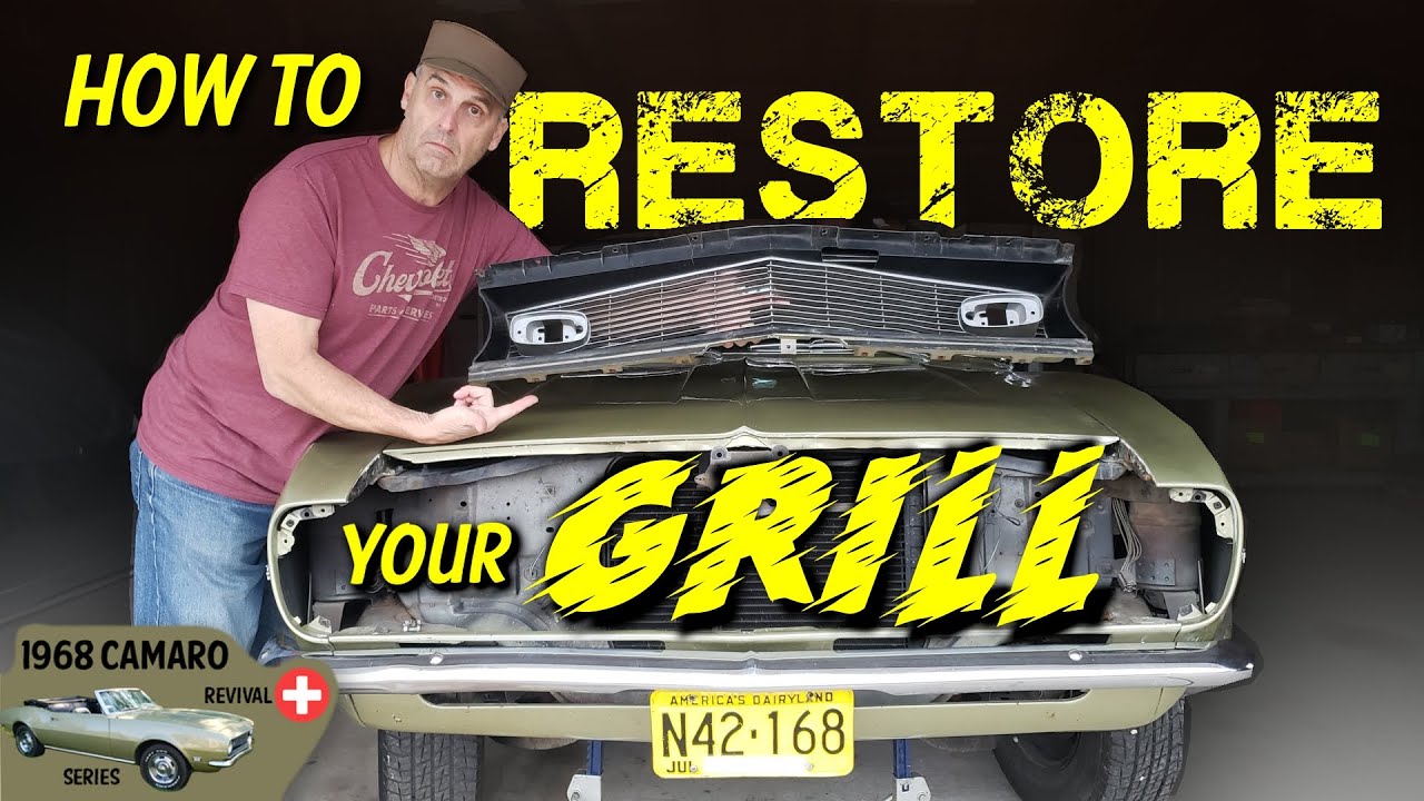 How to RESTORE your Grill!   Weld Plastic! #chevy #restore