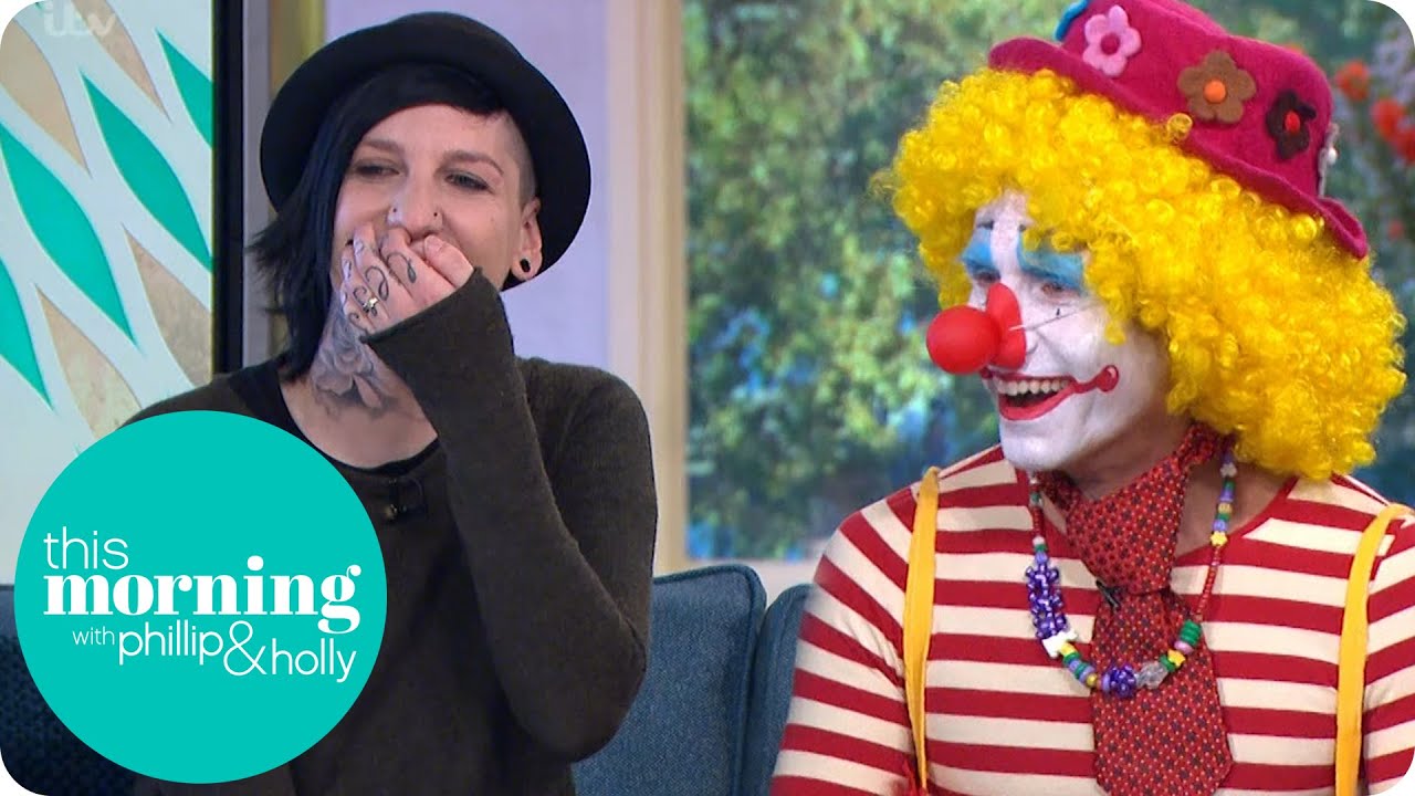 Viewer With Clown Phobia Faces Her Fears | This Morning