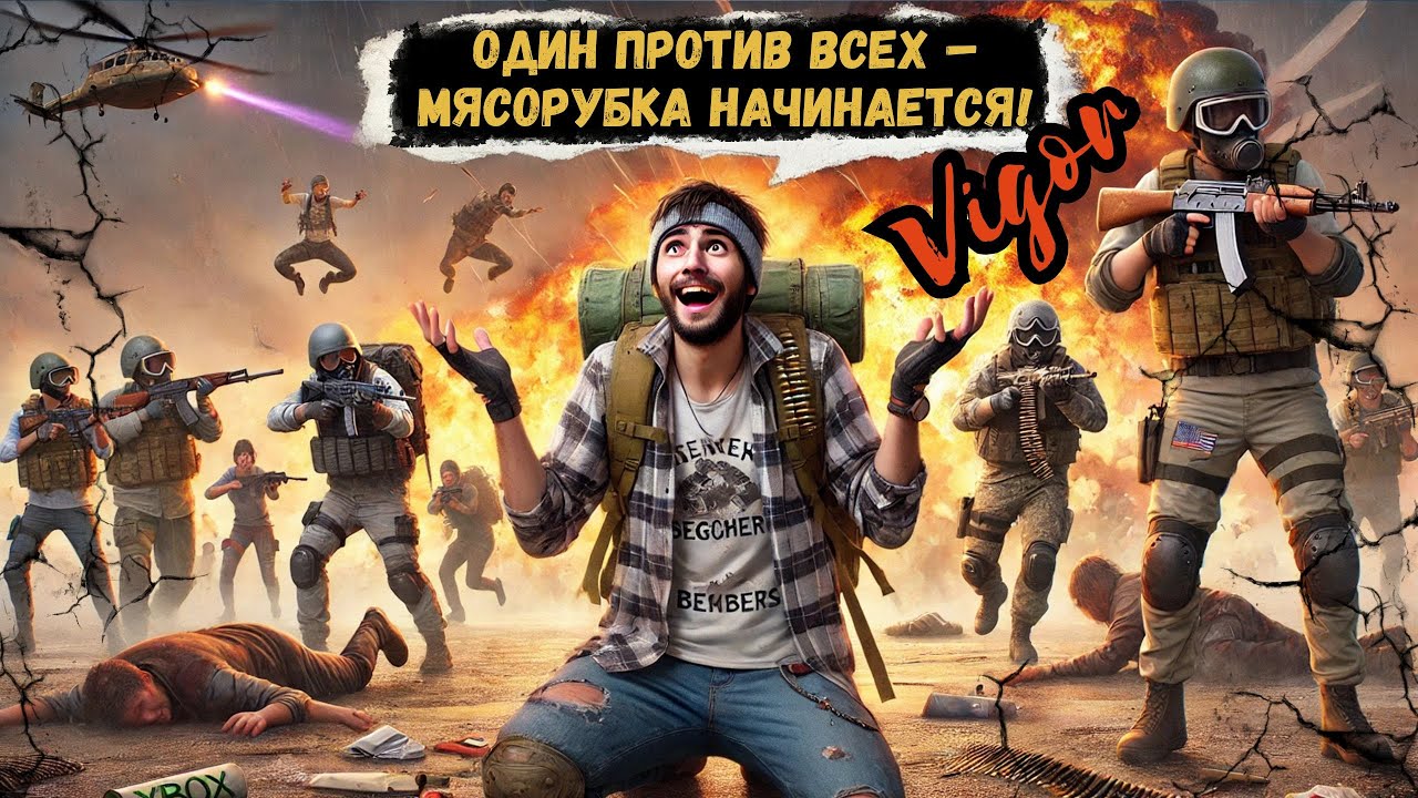 ⚔️ Vigor на Xbox: НОВИЧОК один против всех – мясорубка начинается!