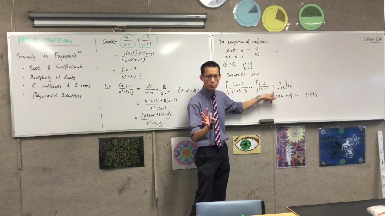 Partial Fractions (1 of 3: Introducing an identity to simplify a quadratic denominator)