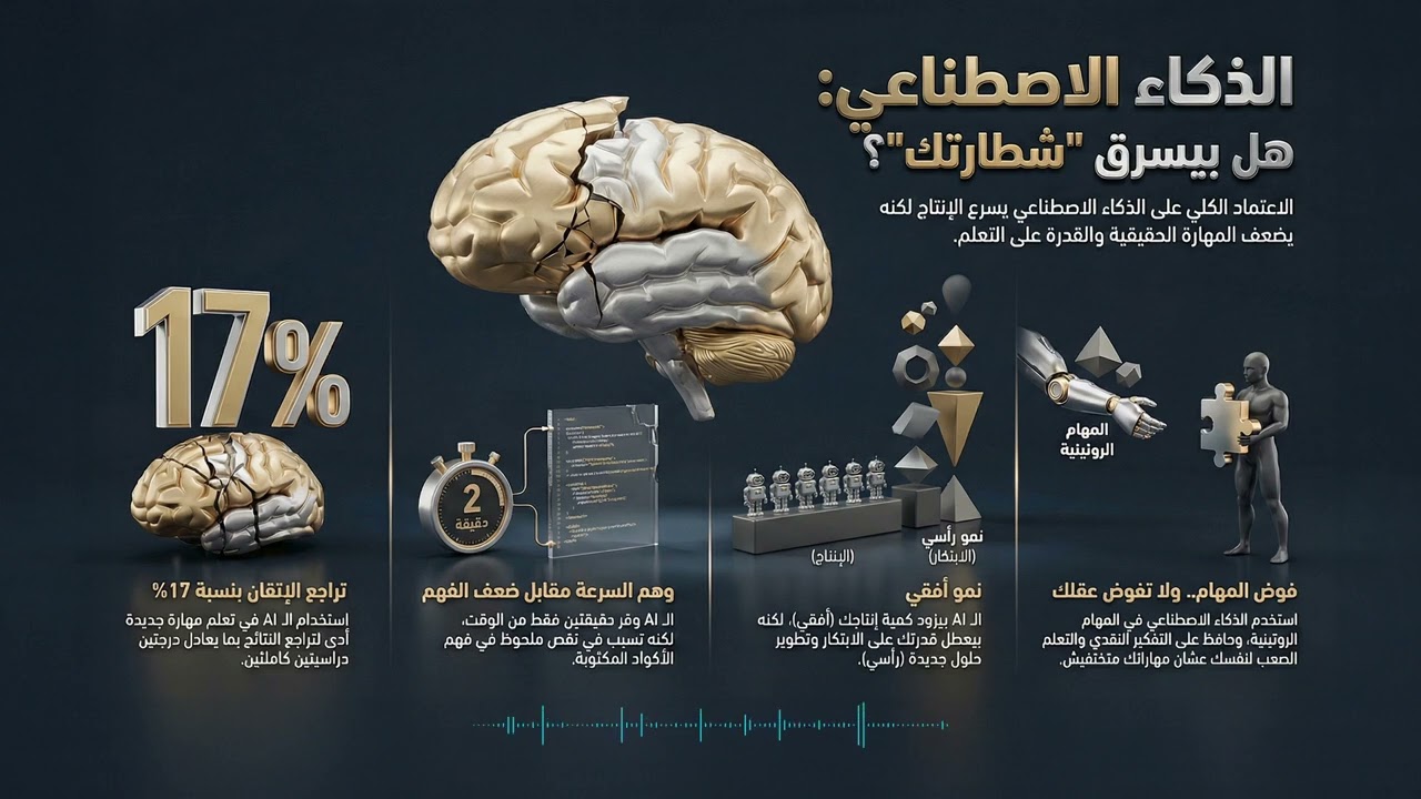 الذكاء الاصطناعي عكاز سام: كيف يدمر قدراتك الذهنية؟