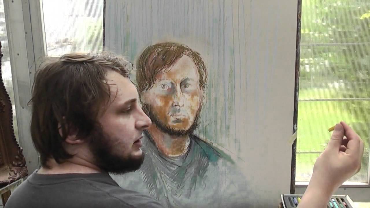 jak rysować pastelami ? portret