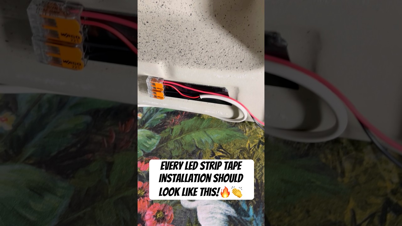 👏Every LED Strip Light Install Should Look Like This 🔥