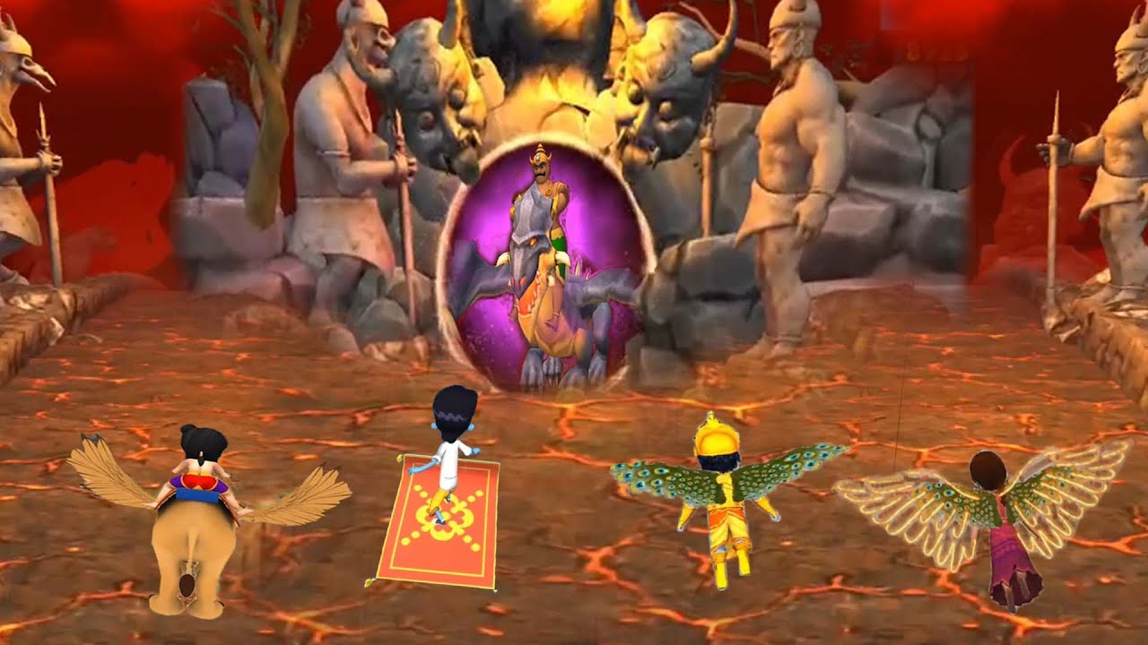 little hanuman | run kris run | little krishna | little radha | Android GamePlay