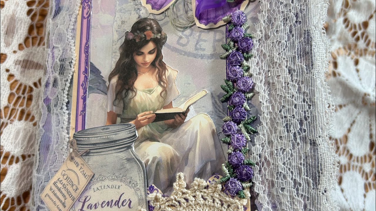 FINISHING THE LAVENDER JOURNAL  a DP @Paperomia ~ FLIP THROUGH 