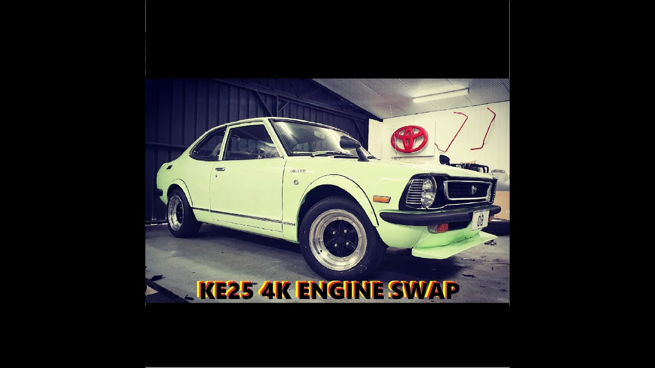 3K to 4K swap in my KE25 Toyota Corolla :)
