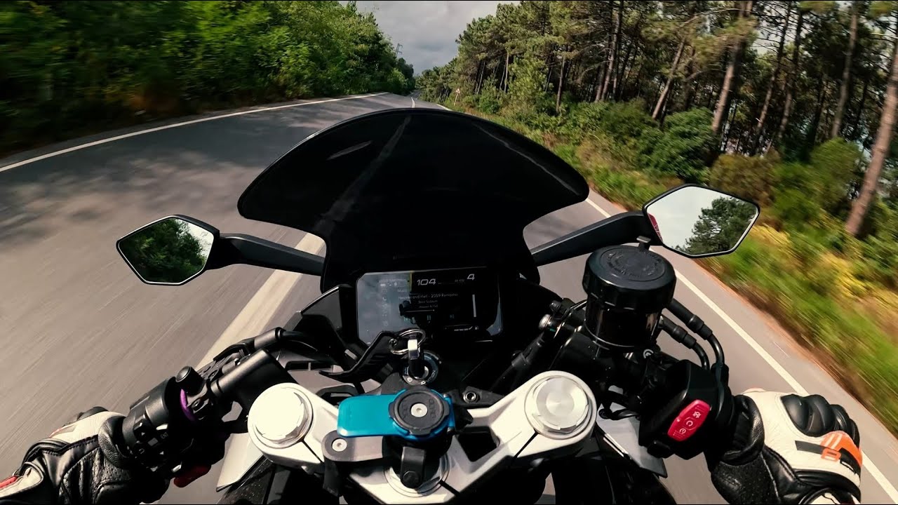 POV CFMoto 450 SR | Radiohead Playlist | Istanbul Backroads Ride | Exhaust | [4K]