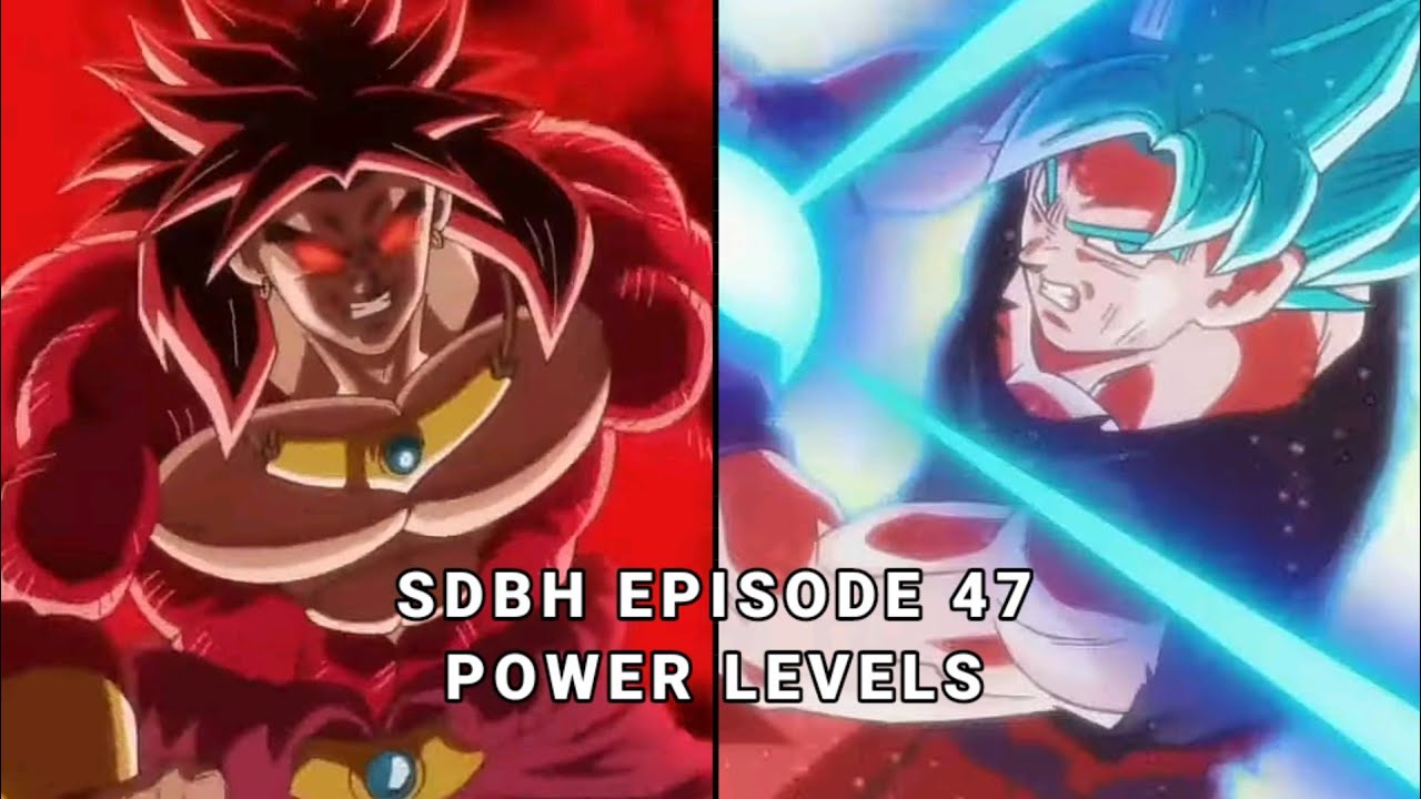 Super Dragon Ball Heroes Episode 47 Power Levels