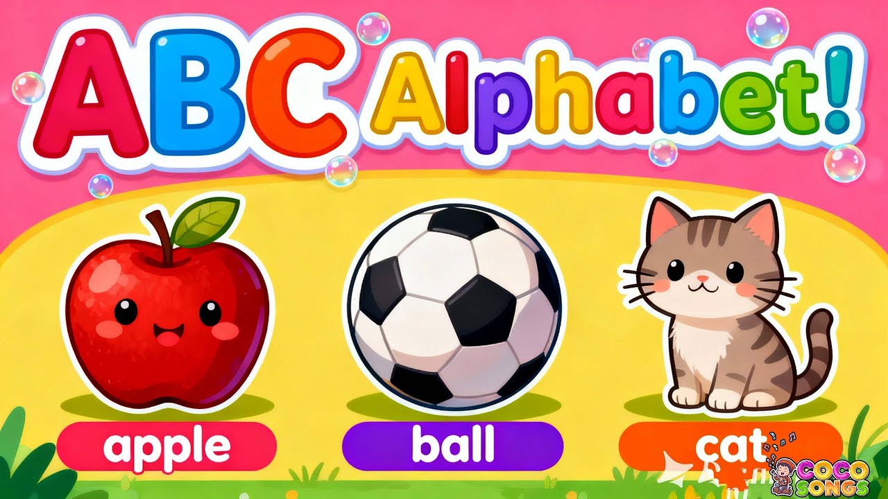 Educational Baby Video | Kids Songs Toddler Learning Video| ABC Alphabet A to Z | CoCo Songs Cartoon