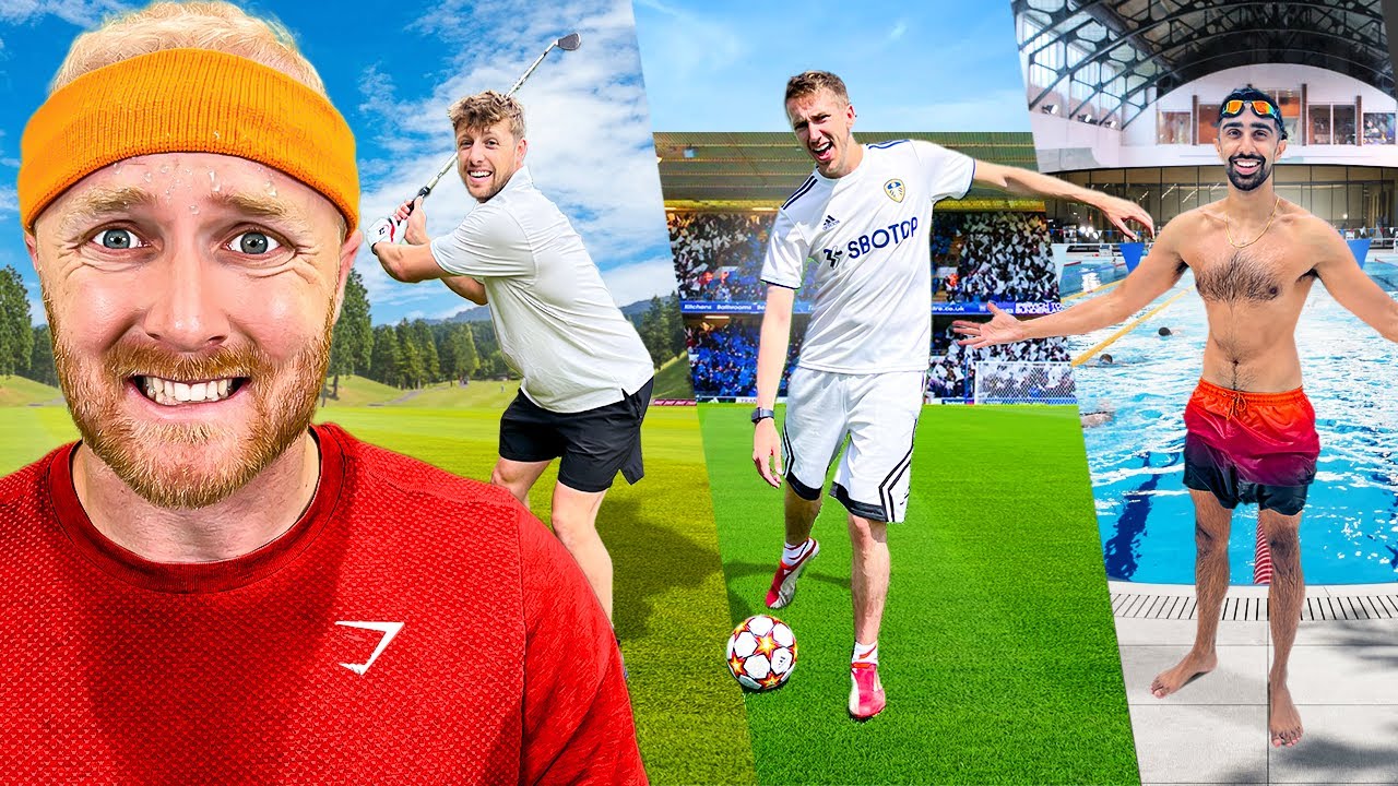 I Challenged YouTubers To Their Favourite Sports!
