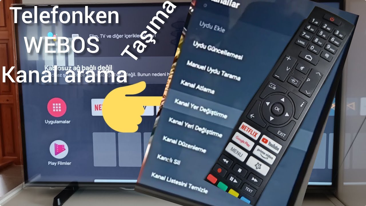 telefunken android tv kanal ayarlama ve taşıma