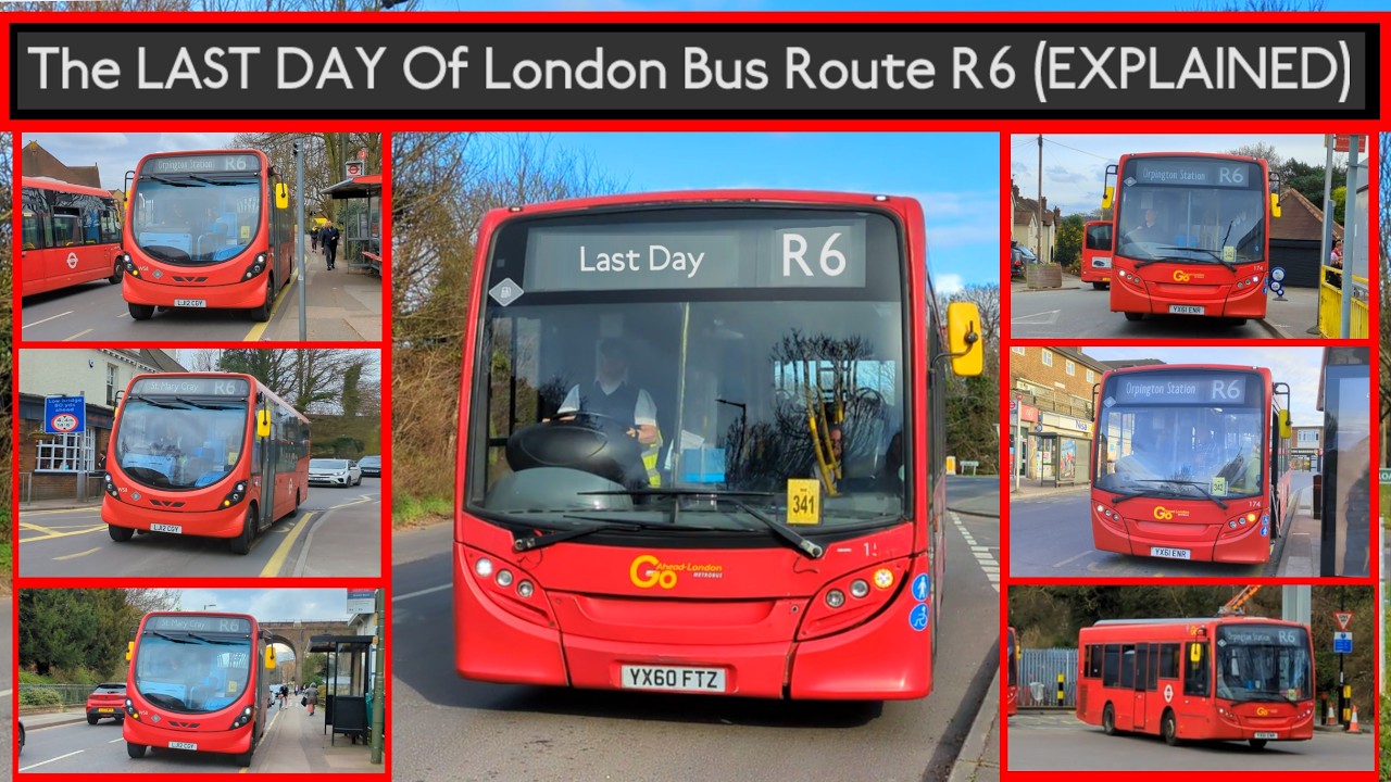The LAST DAY Of London Bus Route R6 EXPLAINED (London Bus Changes) To Be Replaced By Route B14