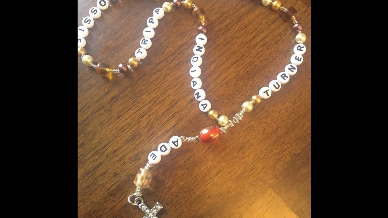 D.I.Y.  Rosary Beads-Personalized