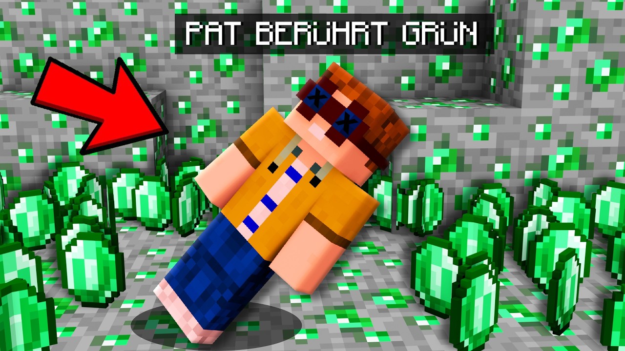 BERÜHRE NICHT die FARBE GRÜN in Minecraft!