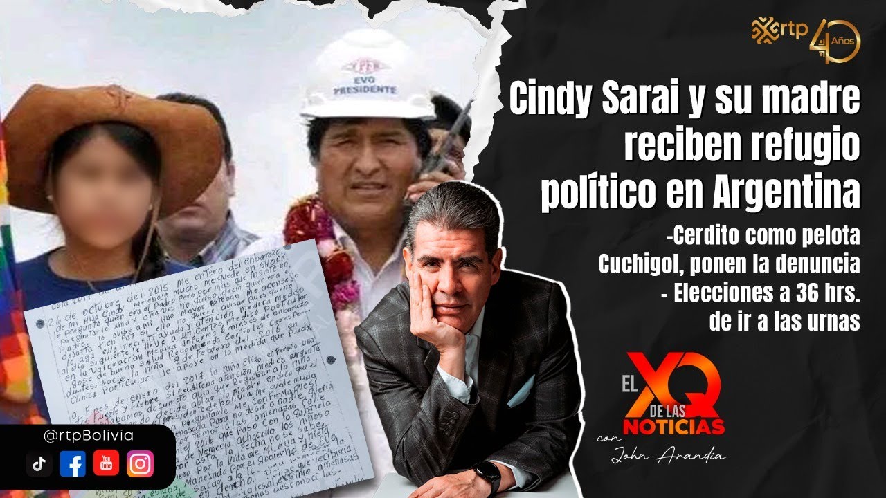 Cindy Sarai y su madre reciben refugio político en Argentina | El XQ de las noticias | 15-08-25