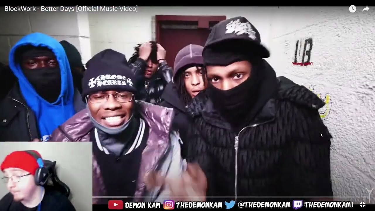 Demon Kam Reacts to BlockWork - Better Days [Official Music Video]