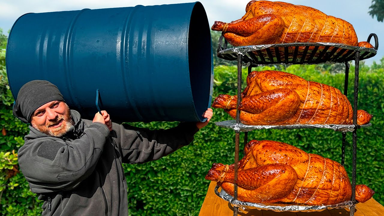 Increíble Forma de Cocinar un Pavo Entero 😲🔥