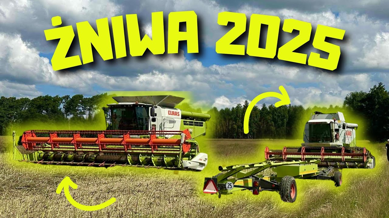 RZEPAK POSZEDŁ NA DWA KOMBAJNY!😱🔥💪 Żniwa 2025