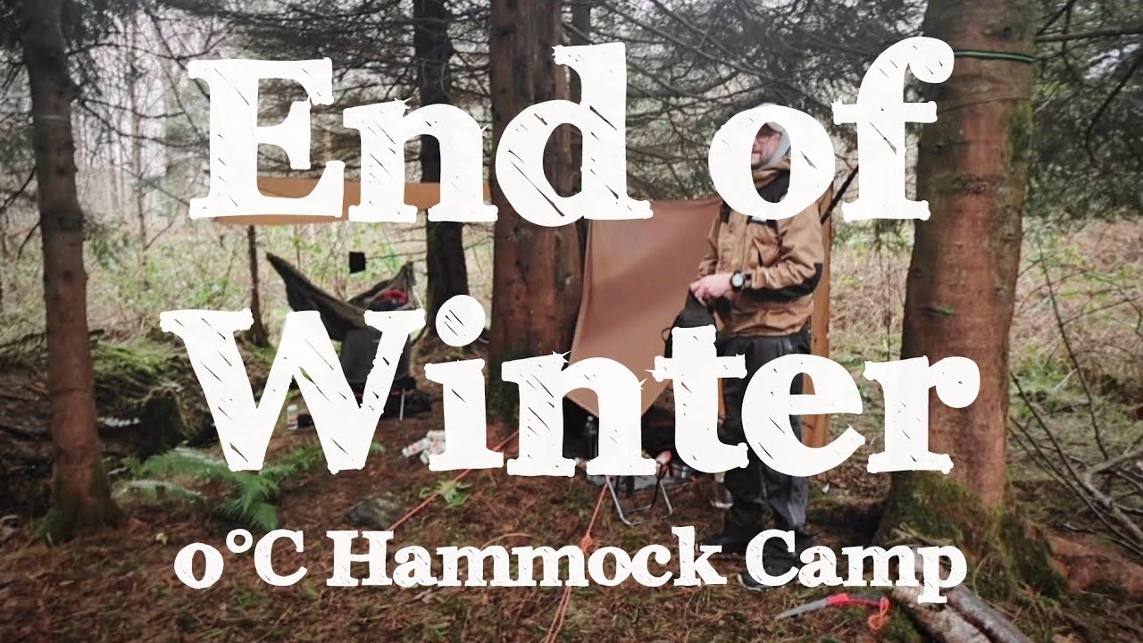 0°C Hammock Camp | End of Winter | After the Storm | March 2025